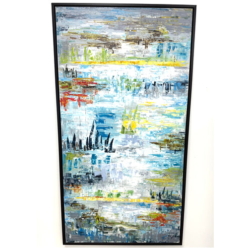CLEARED ART "ABSTRACT SAILBOATS"