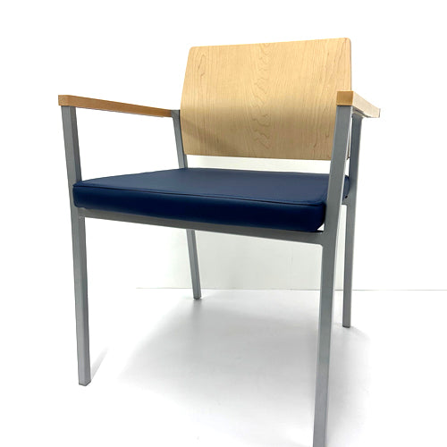 GUEST CHAIR, NATURAL OAK, Ocean Seat