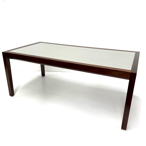 COFFEE TABLE, Walnut / Sarum Twill Top