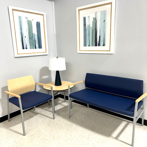 GUEST CHAIR, NATURAL OAK, Ocean Seat