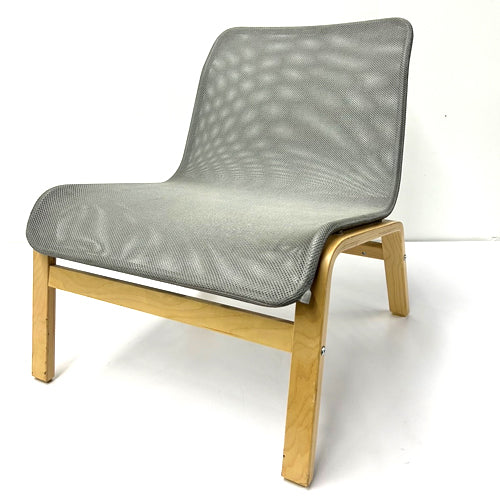 GUEST CHAIR, Grey Mesh, Low Back