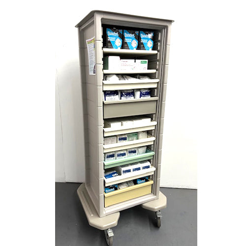HERMAN MILLER STORAGE CABINET w/ Drawers- Dressed