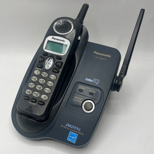 CORDLESS PANASONIC PHONE 3, BLACK