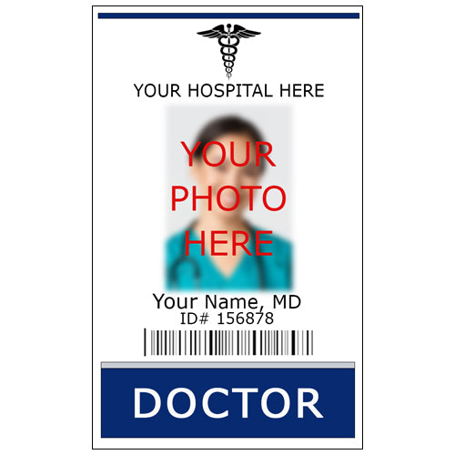Printable Doctor Badges Custom Medical Name Badge Templates & Dr. Name