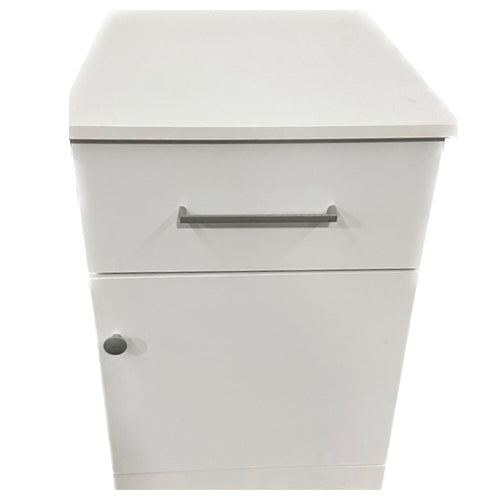 BEDSIDE CABINET, WHITE