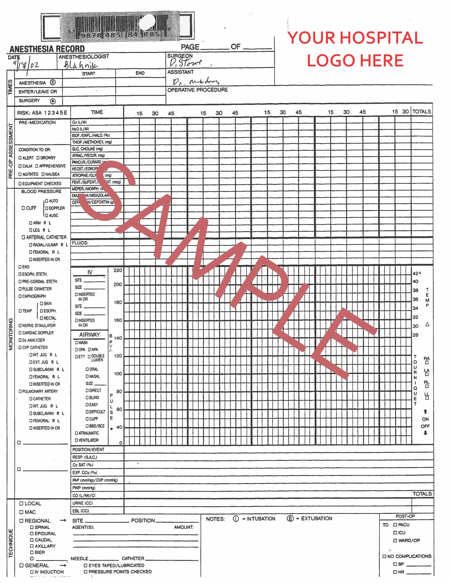 Consent for Surgery Form (6 pages)
