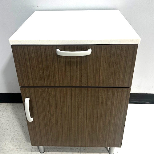 KRUG BEDSIDE CABINET, w/marble top