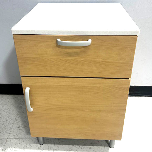 KRUG BEDSIDE CABINET, w/marble top