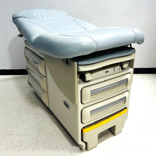 EXAM TABLE Midmark 604, Baby blue top