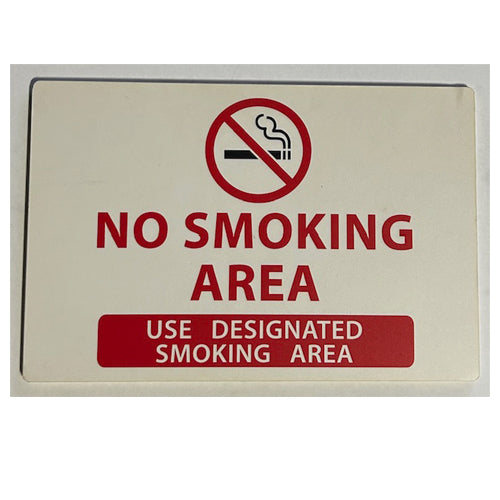 WALL SIGNAGE -NO SMOKING AREA
