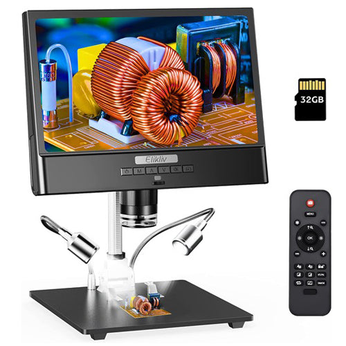 DIGMICRO DIGITAL MICROSCOPE W/ MONITOR AND REMOTE