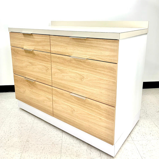 EXAM CABINET, OAK, 4' BASE