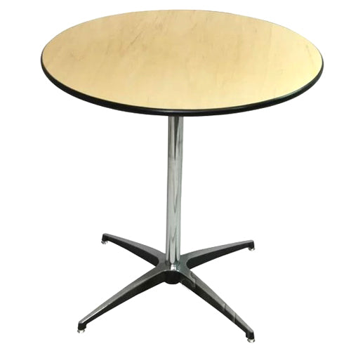CAFE TABLE, ROUND, 36” W/ PEDESTAL BASE