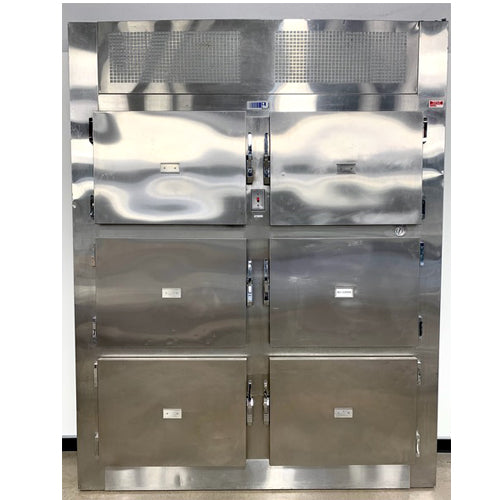 CADAVER STORAGE WALL W/ 6 PRACTICAL DOORS