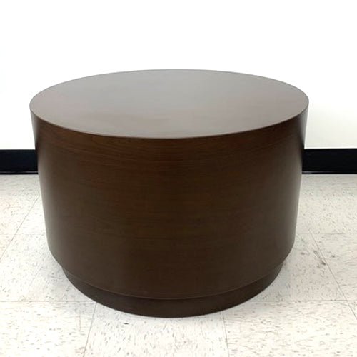 BRIANZA DRUM COFFEE TABLE, WALNUT