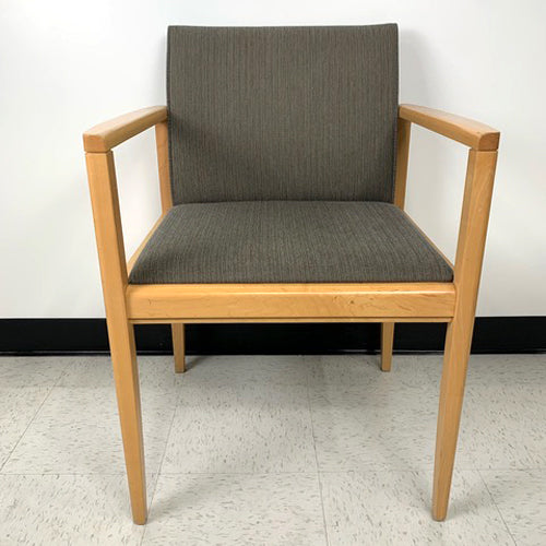 GUEST CHAIR, GREY/ LT. OAK