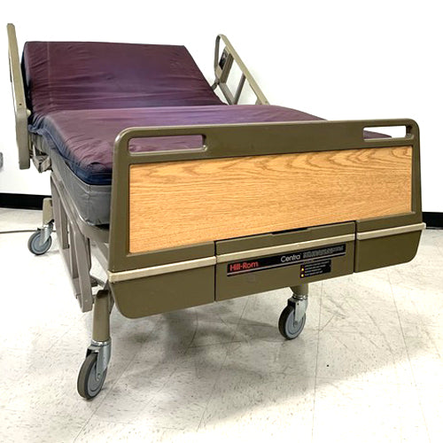 HILL-ROM CENTURY HOSPITAL BED w/ MATTRESS, PERIOD 1980s