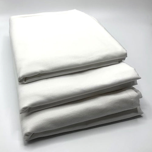 TWIN FLAT SHEET, WHITE