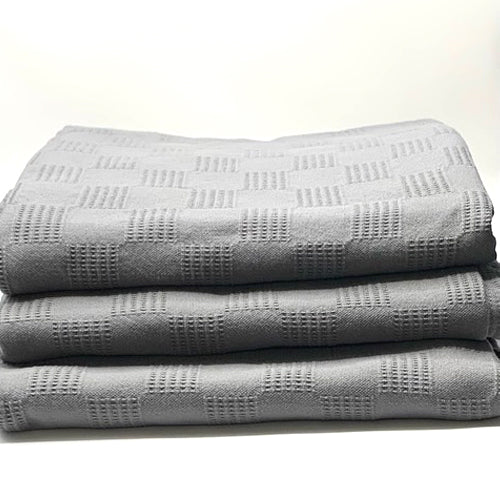THERMAL BLANKET, GREY, TWIN