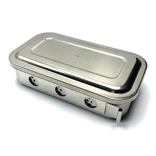METAL TRAY W/ LID, SMALL