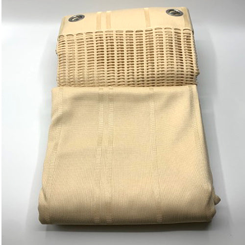 HOSPITAL CURTAIN, BEIEGE WITH 25 ROLLERS