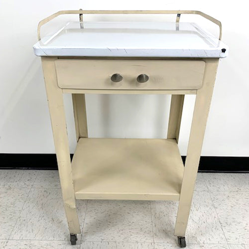 ROLLING STAND W/ ENAMEL TOP, PERIOD 1950’S