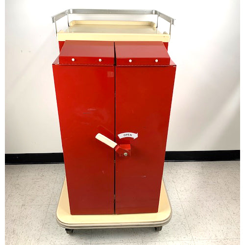 CRASH CART, RED, PERIOD 1980 - 1990’S