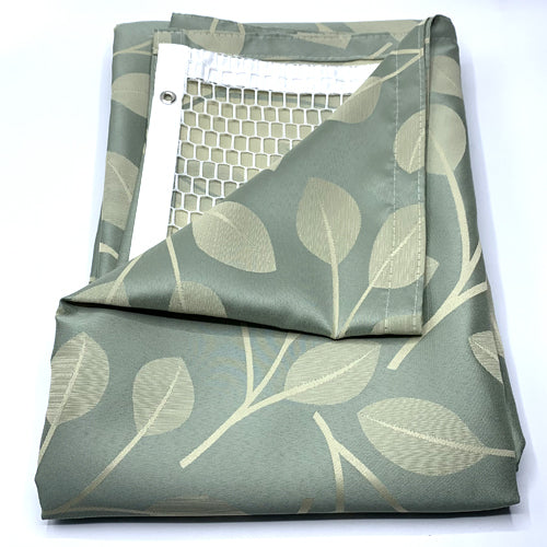Hospital Curtain, Green Leaf, 65" x 84"H