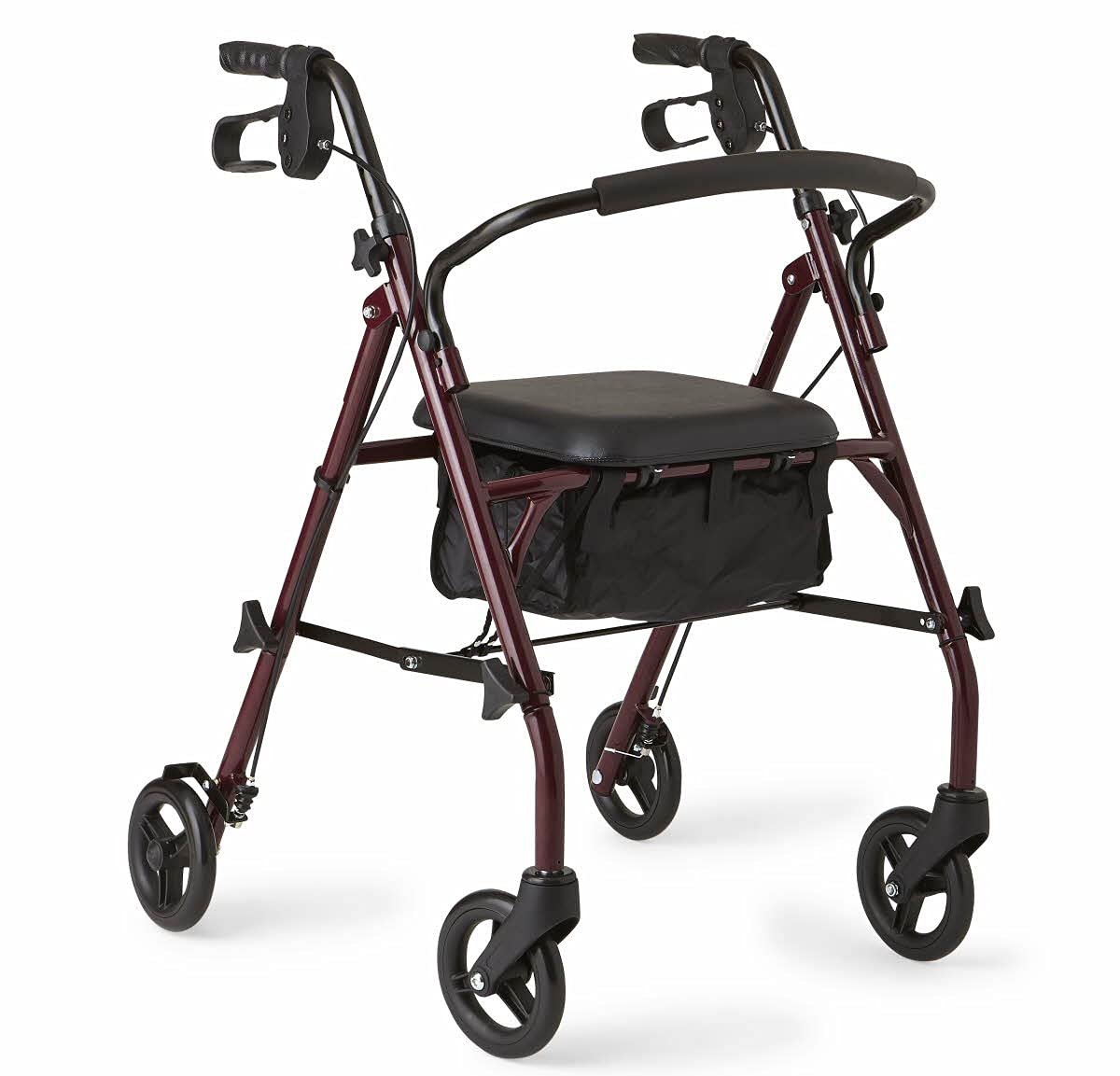 ROLATOR WALKER, MAROON