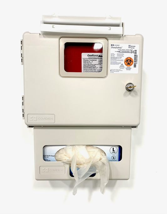 SHARP CONTAINER / INSERT, GLOVE HOLDER, WALL MOUNT