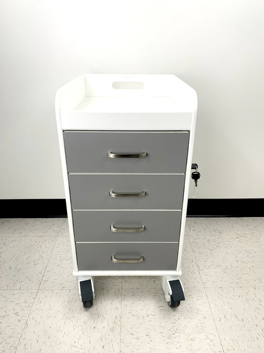 VWR HOPE COMPACT CART, WHITE, ROLLING