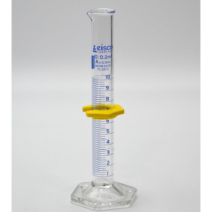 GRADUATED CYLINDER, GLASS, 10ML