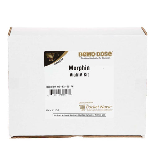 Demo Dose® Morphin Vial/IV Kit