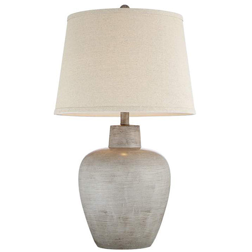 TABLE LAMP,  Stone Grey, Ginger Jar