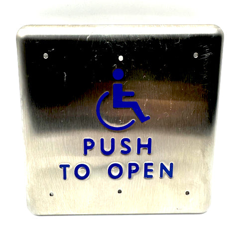 PUSH TO OPEN PLATE