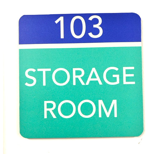 ICU STORAGE ROOM SIGN A