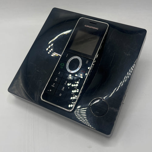 CORDLESS GRUNDIG PHONE, BLACK