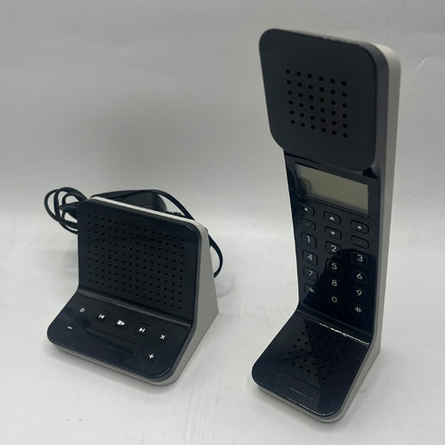 CORDLESS SWISSVOICE PHONE BLACK, W/ SEPARATE ACCESSORY