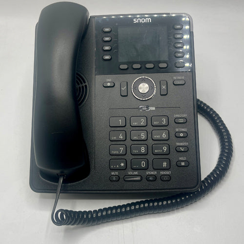 SNOM MULTILINE PHONE, BLACK
