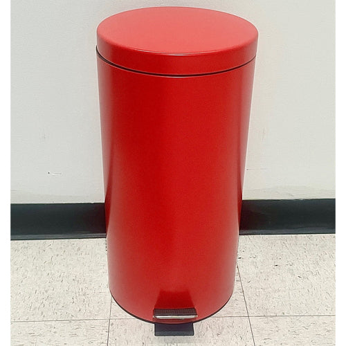 TRASH CAN, McKESSON, 24'', RED