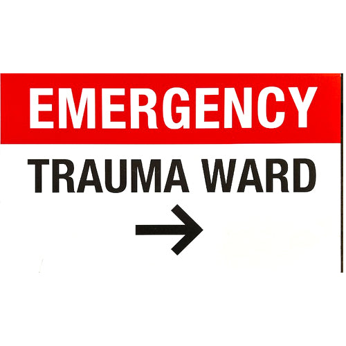 WALL SIGNAGE -TRAUMA WARD