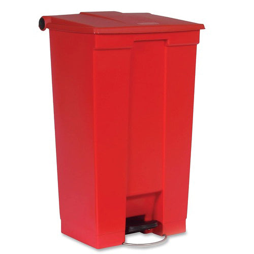 TRASH CAN, RUBBERMAID, 23GL, RED
