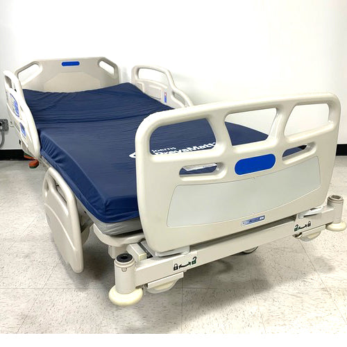 HILL-ROM CRITICAL CARE BED W/ MATRESS, HEAD AND FOOT BOARD