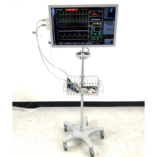 HERITAGE PATIENT MONITOR w/ stand and accessories