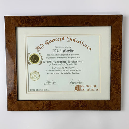 FRAMED DIPLOMA B