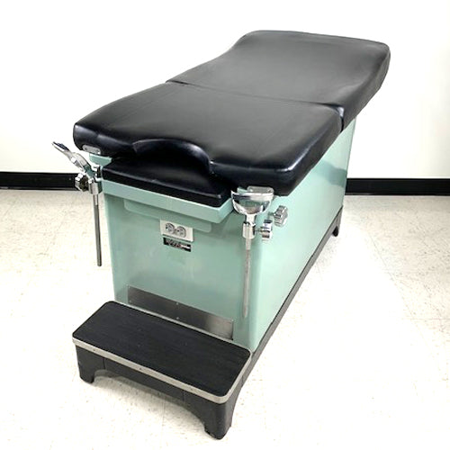 EXAM TABLE, GREEN, PERIOD 1940’S - -1970’S