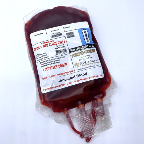 BLOOD BAG, SIMULATED BLOOD (CHOOSE OPTION)