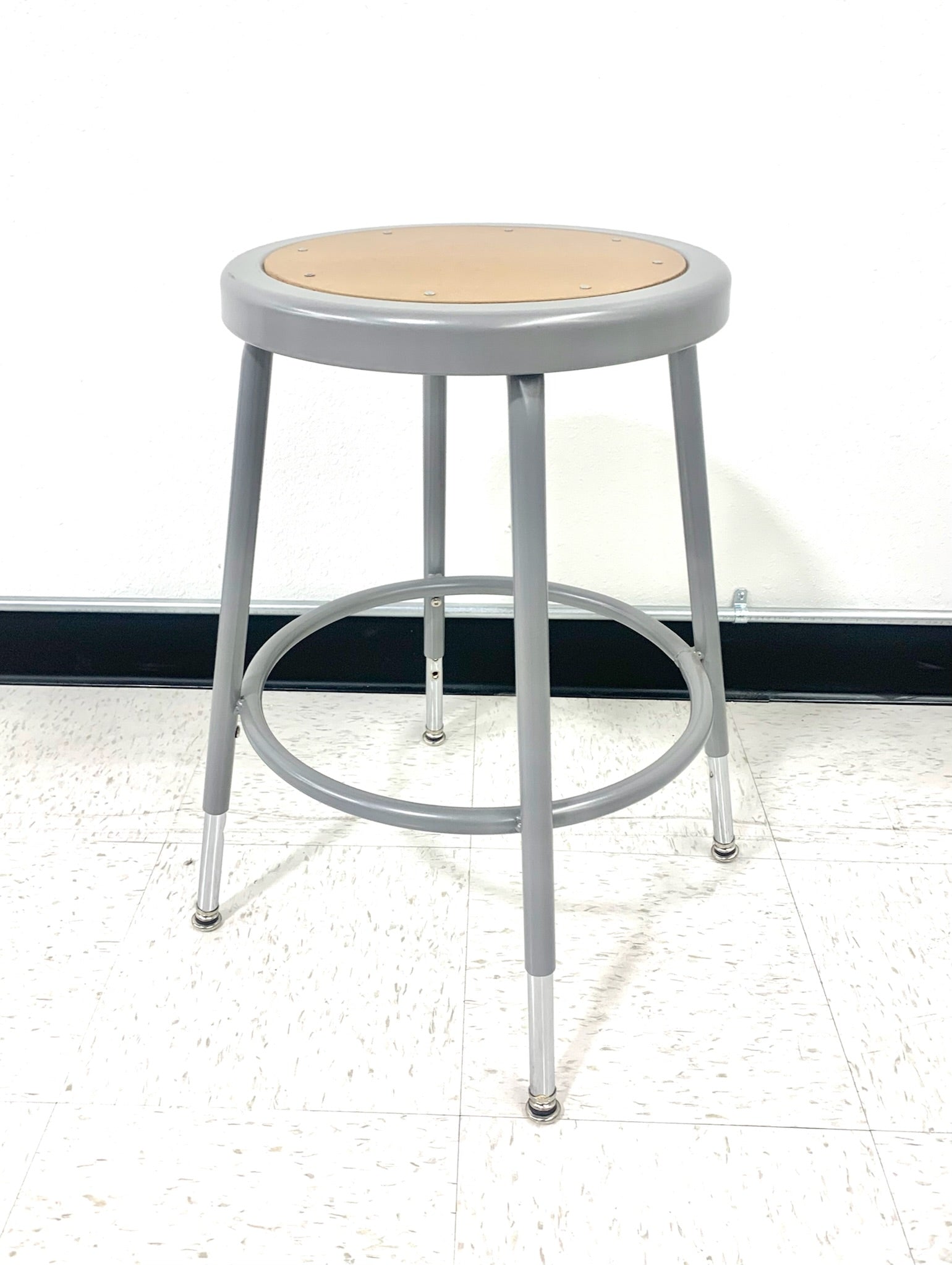 LAB STOOL, METAL, SCHOOL – Heritage Props LA