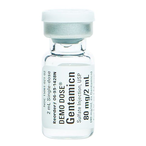 Demo Dose® Gentamicn 80mg/ vial 2mL