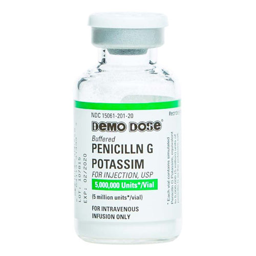 Demo Dose® Penicilln G Potassim 5,000,000 units vial 20mL